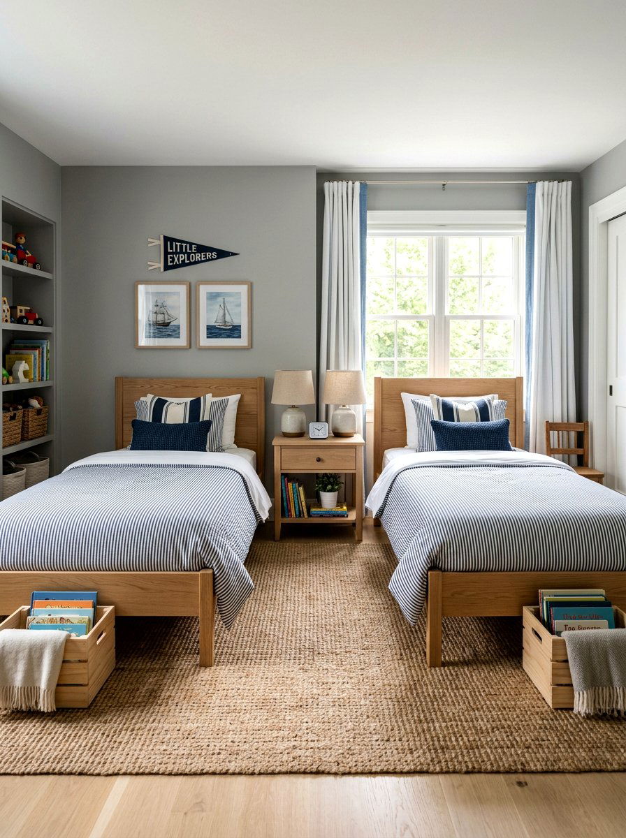 Twin Bed Layout For Boys - 30 boys shared bedroom ideas