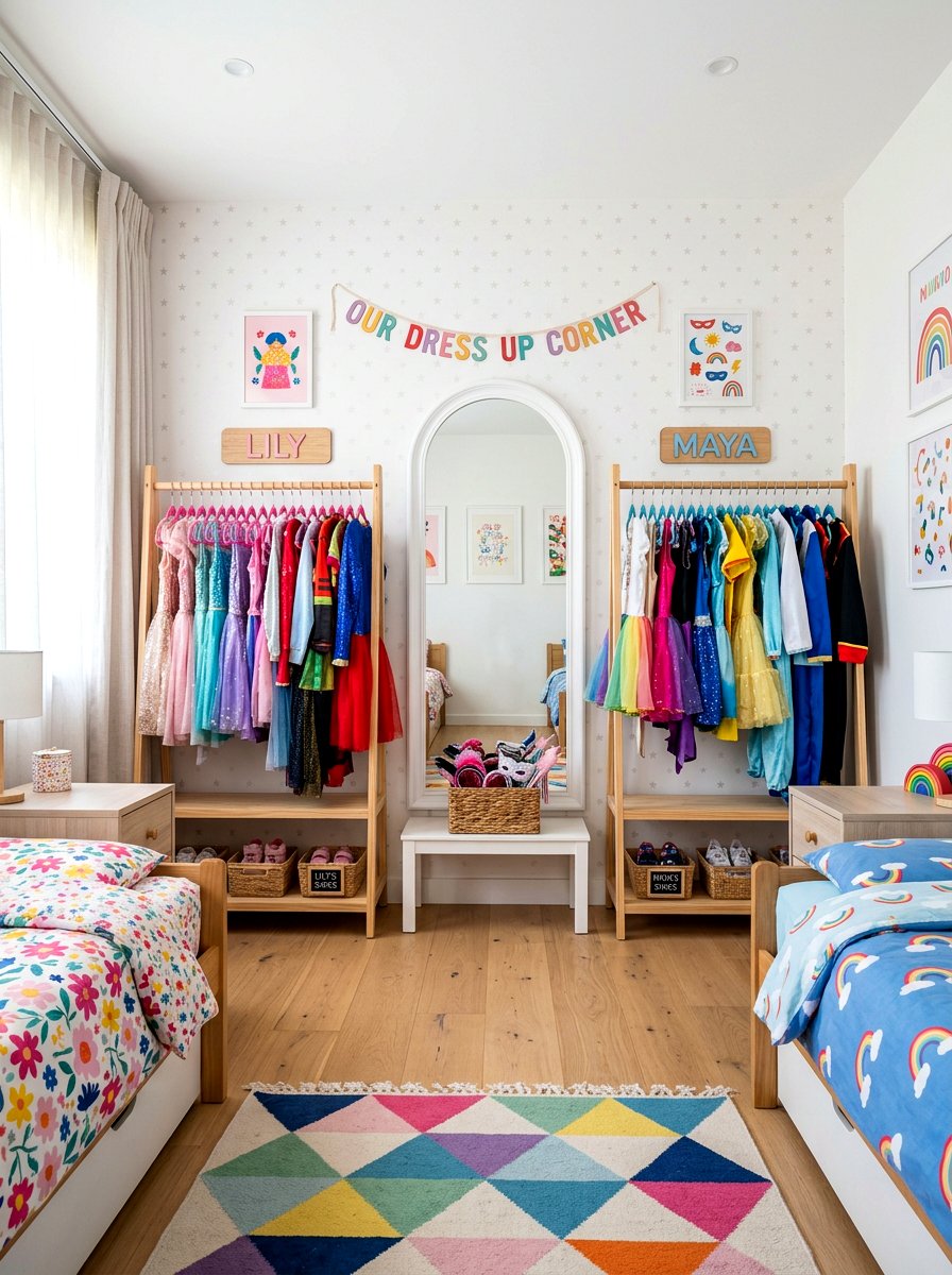 Twin Room Dress Up - 30 dress up station ideas