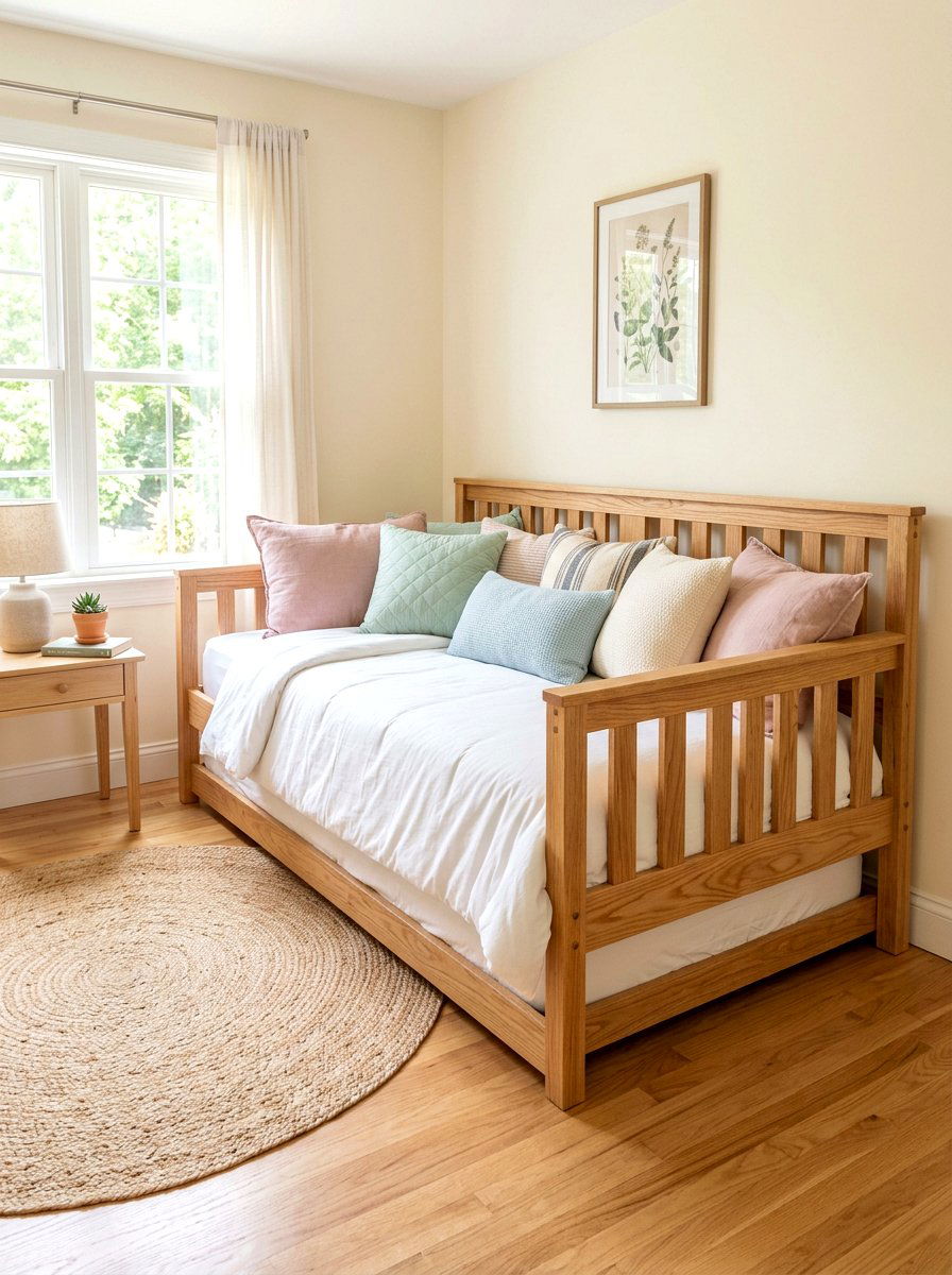 Twin Size Daybed - 30 built in daybed nook ideas