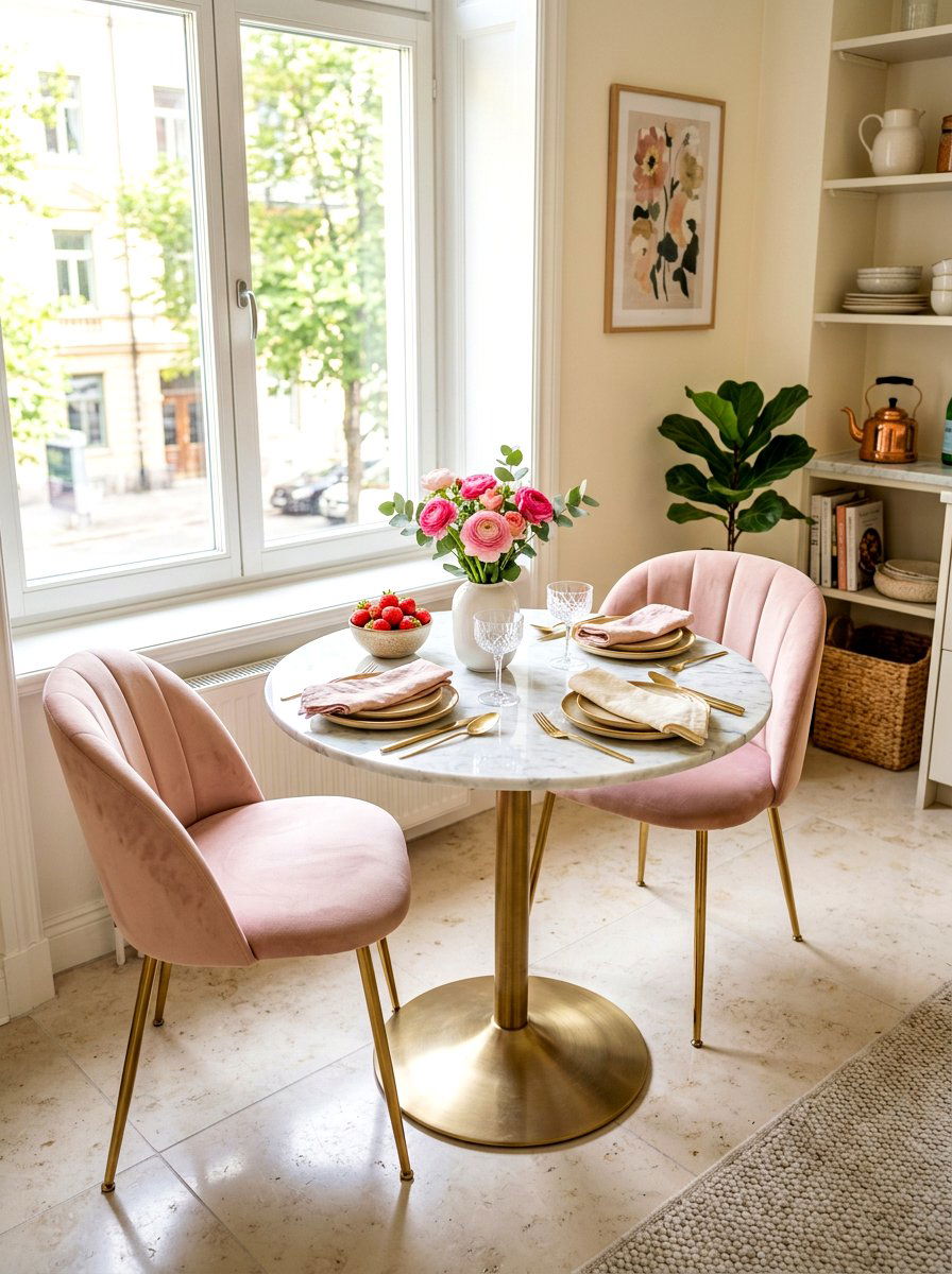 Two Seater Breakfast Table - 30 round breakfast table ideas
