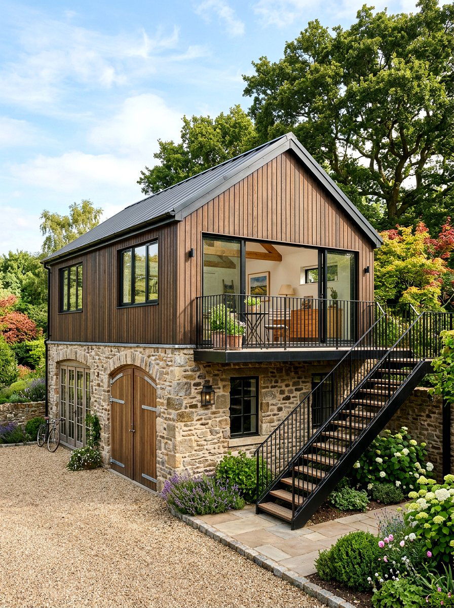 Two Story Carriage House Studio - 30 carriage house exterior ideas aesthetic