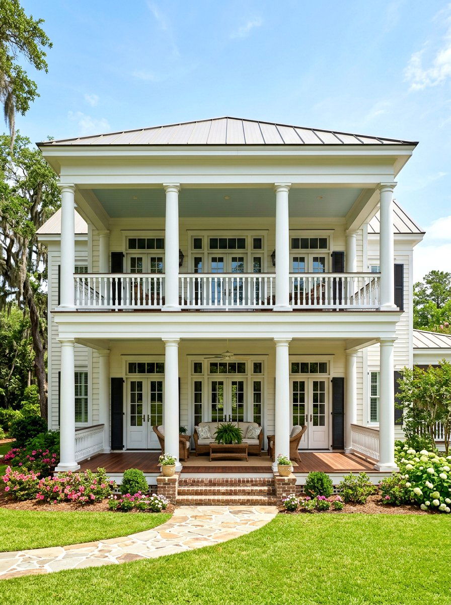 Two Story Porch - 30 porch extension ideas