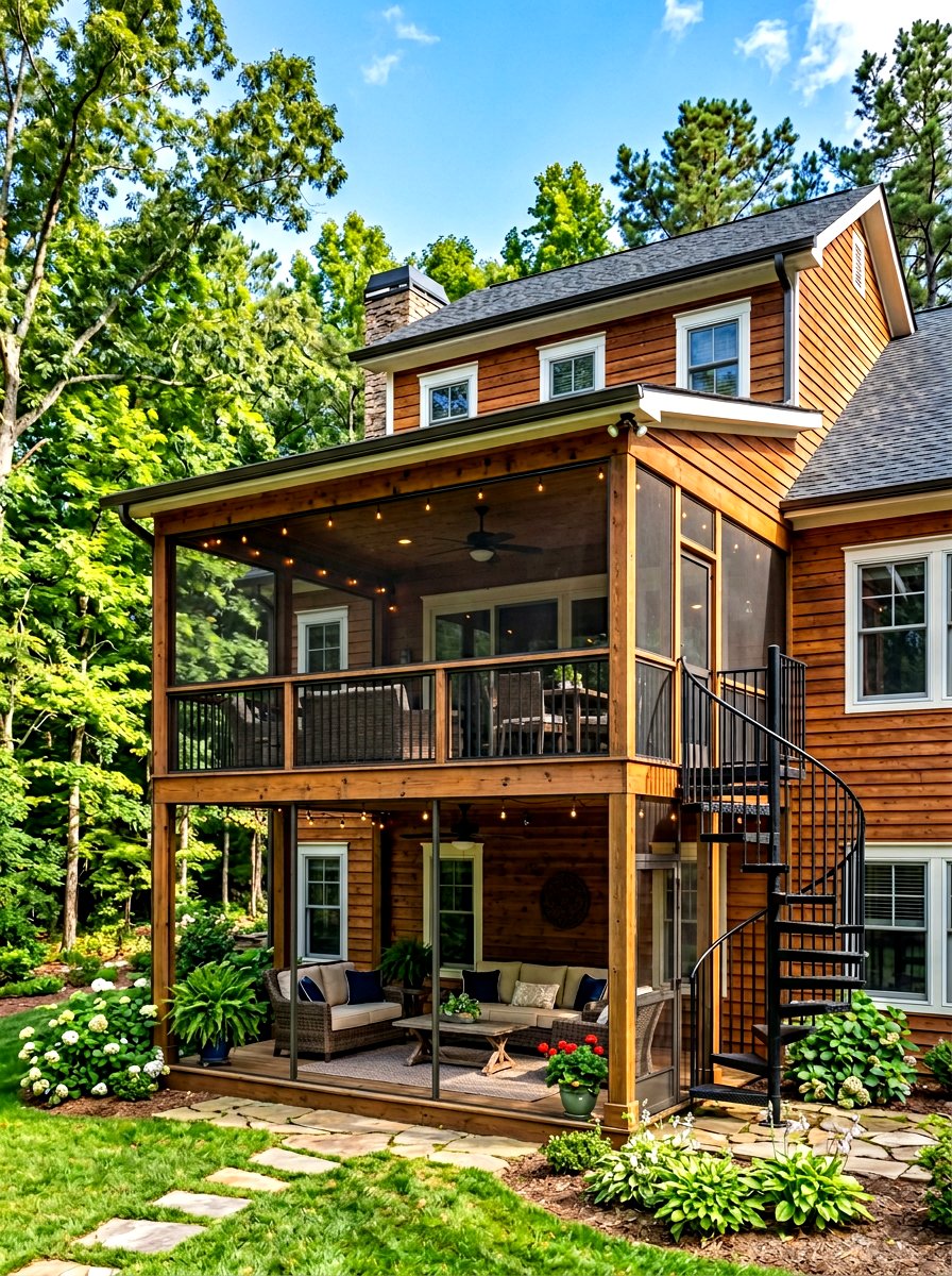 Two Story Screened In Porch - 30 screened in porch ideas