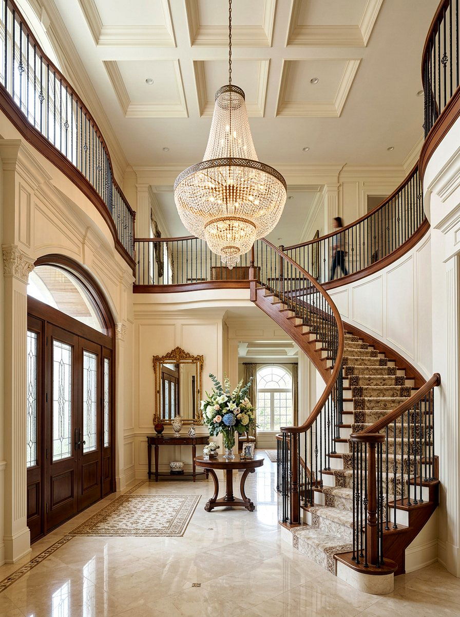 Two Tier Beaded Chandelier - 30 beaded chandelier ideas