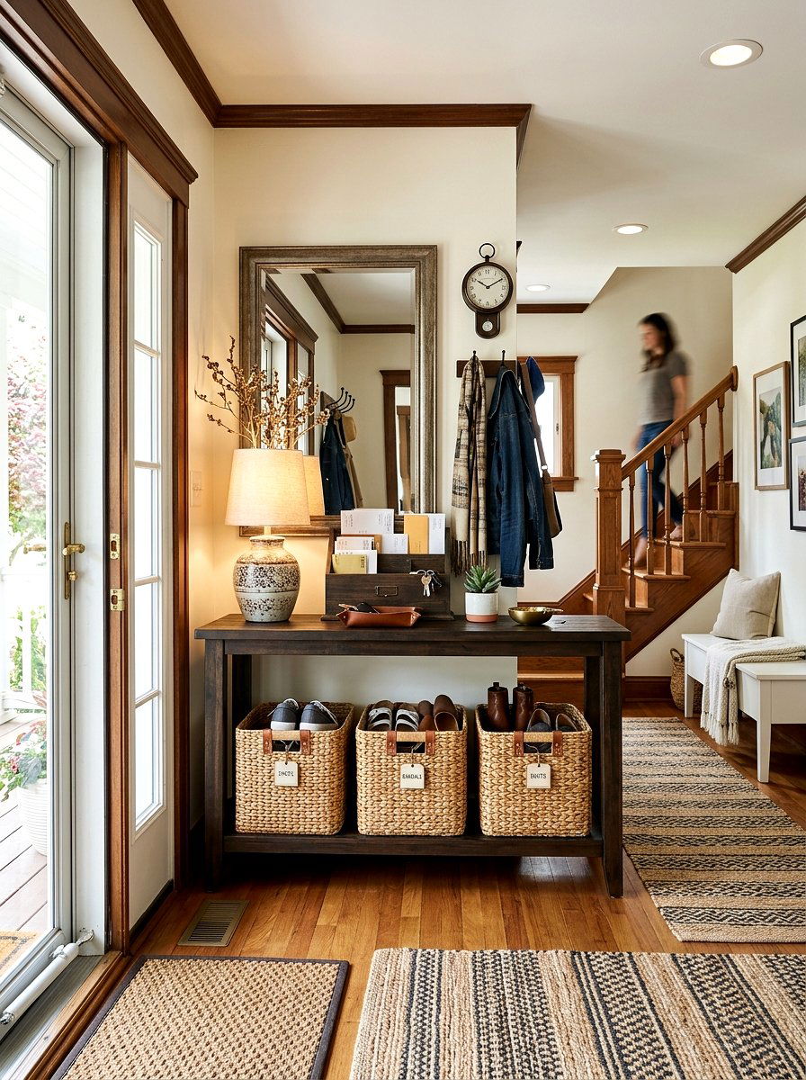 Two Tier Console - 30 narrow console table ideas