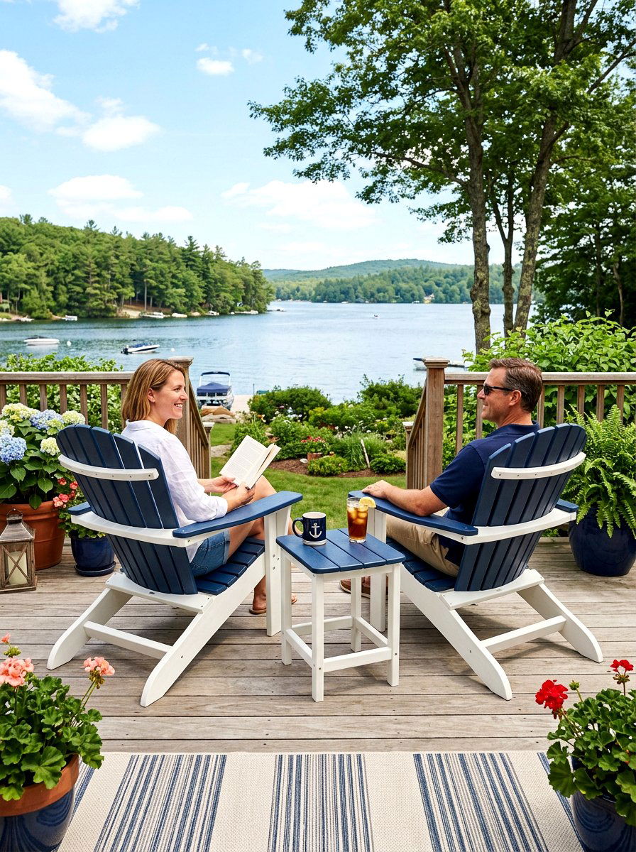 Two Tone Adirondack - 30 Adirondack chair ideas