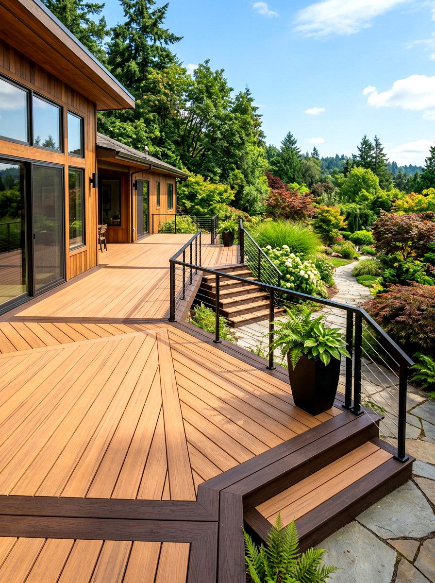 Two Tone Deck - 30 modern deck ideas