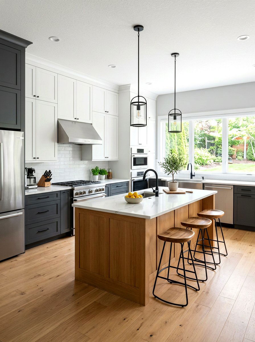 Two Tone Kitchen Cabinets - 30 kitchen cabinet ideas