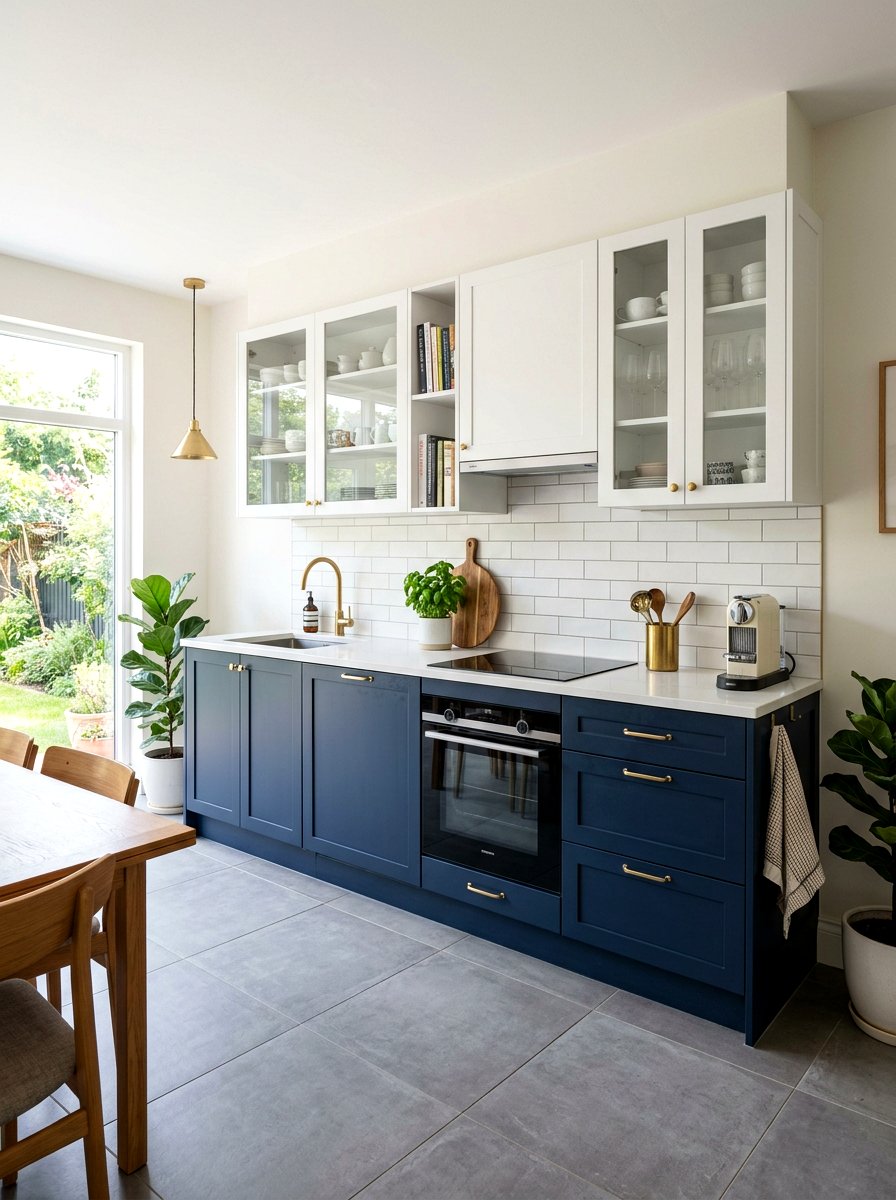 Two Tone Kitchenette - 30 kitchenette design ideas