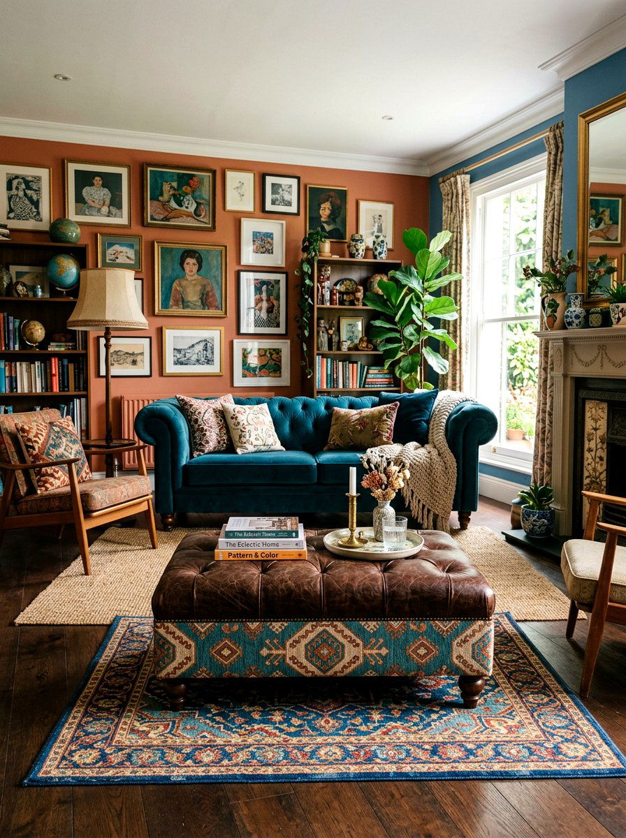 Two Tone Ottoman - 30 ottoman styling ideas