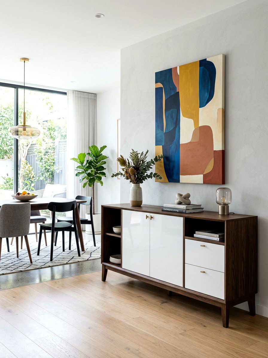 Two Tone Sideboard - 30 buffet cabinet ideas