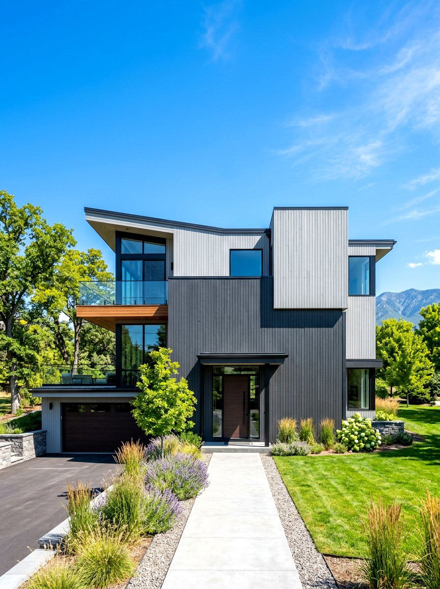 Two Tone Vertical Siding - 30 vertical siding exterior ideas
