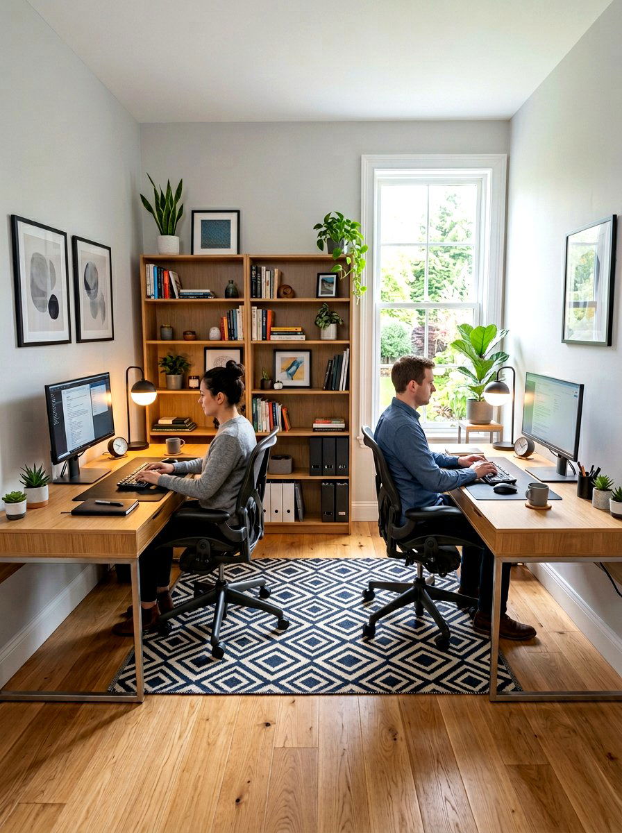 Two person home office - 30 cozy home office ideas