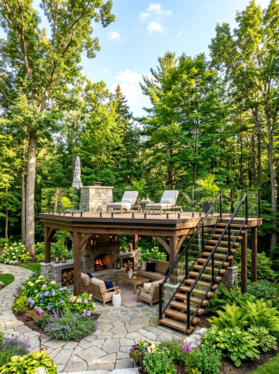 Two story luxury gazebo - 30 modern gazebo ideas