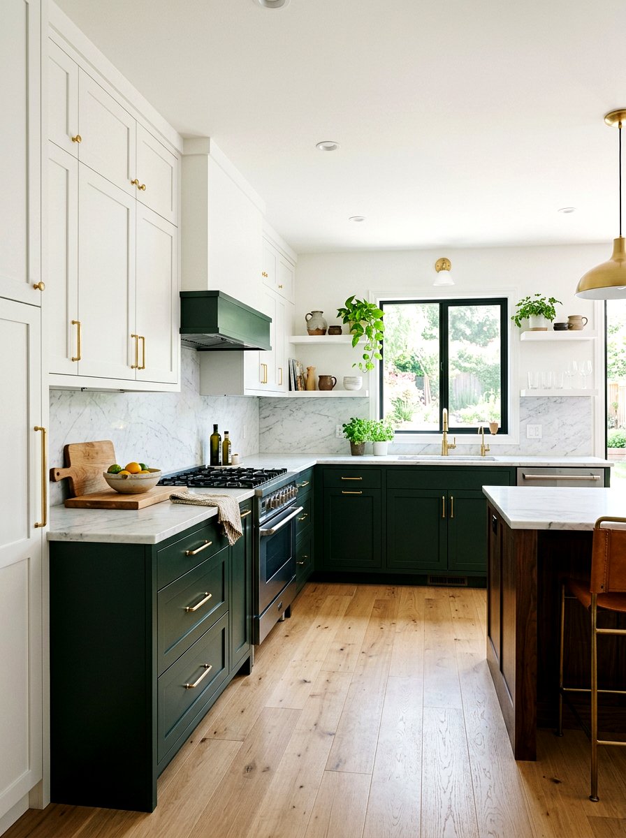 Two tone kitchen cabinet - 30 neo deco kitchen ideas