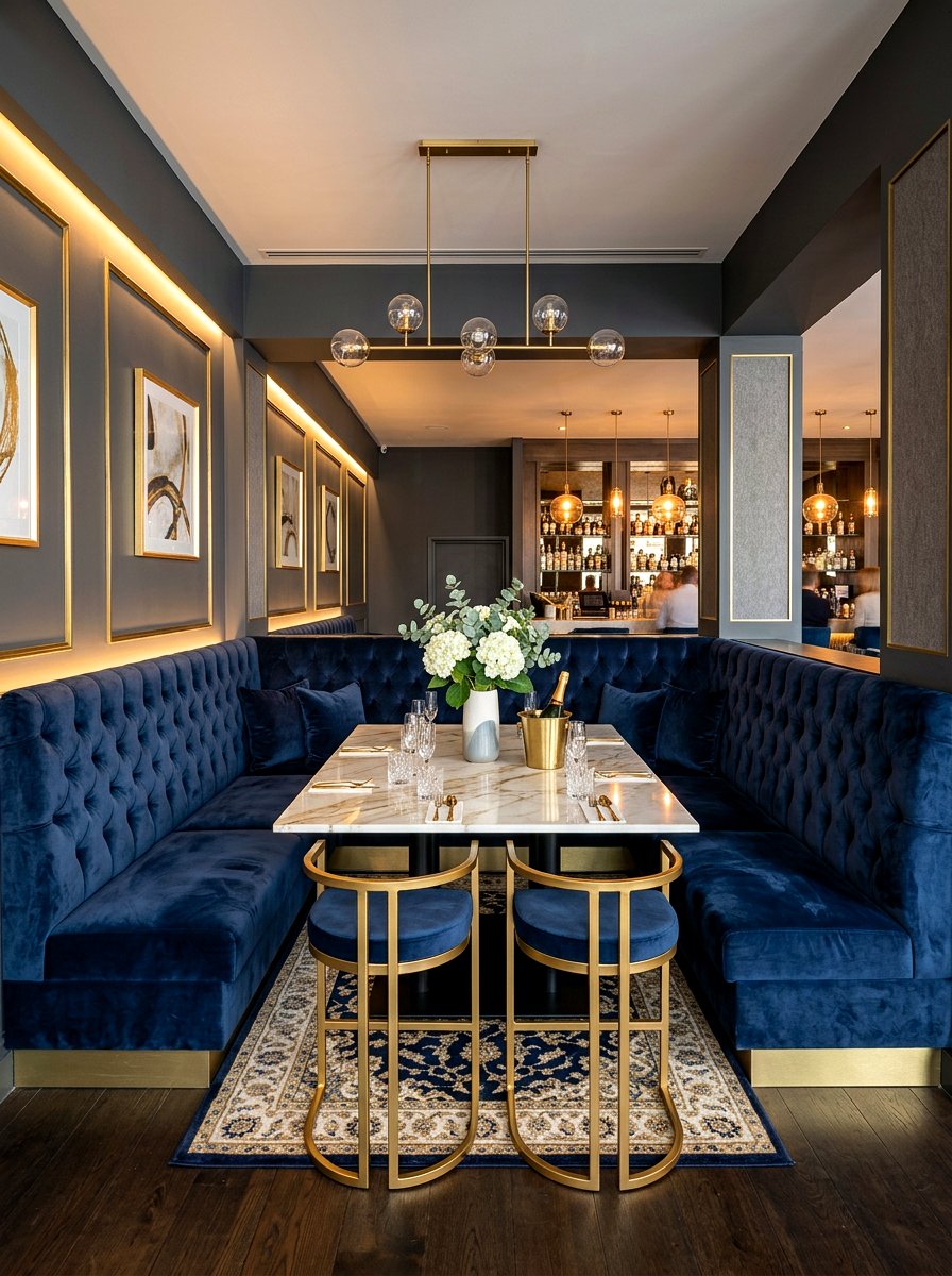 U Shaped Booth Seating - 30 cozy breakfast corner ideas