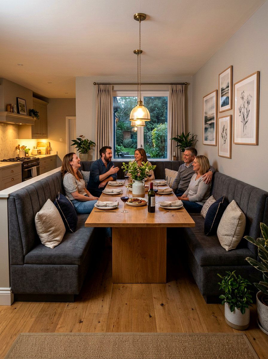 U Shaped Kitchen Seating - 30 breakfast banquette kitchen ideas