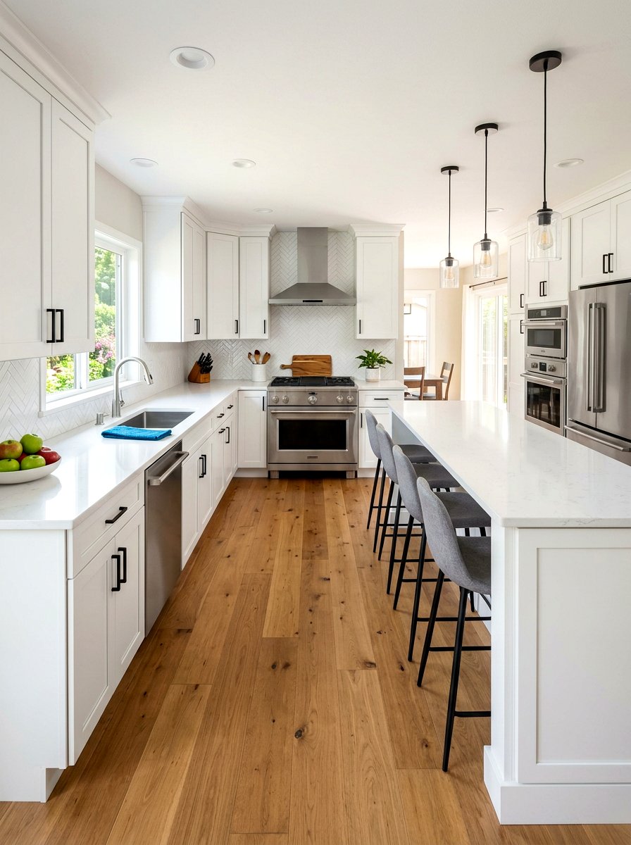 U Shaped Kitchen With Peninsula - 30 kitchen peninsula ideas