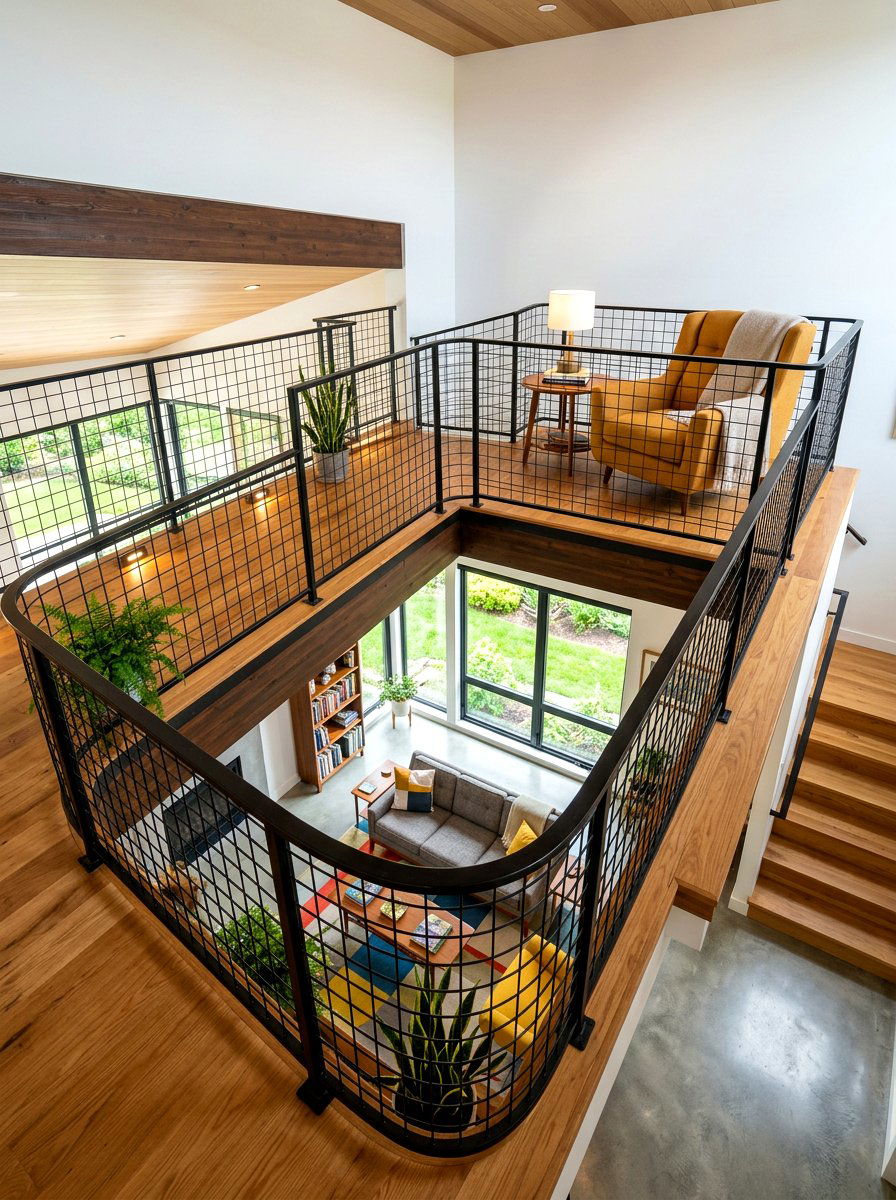 U Shaped Mezzanine Loft - 30 tiny house loft bed ideas