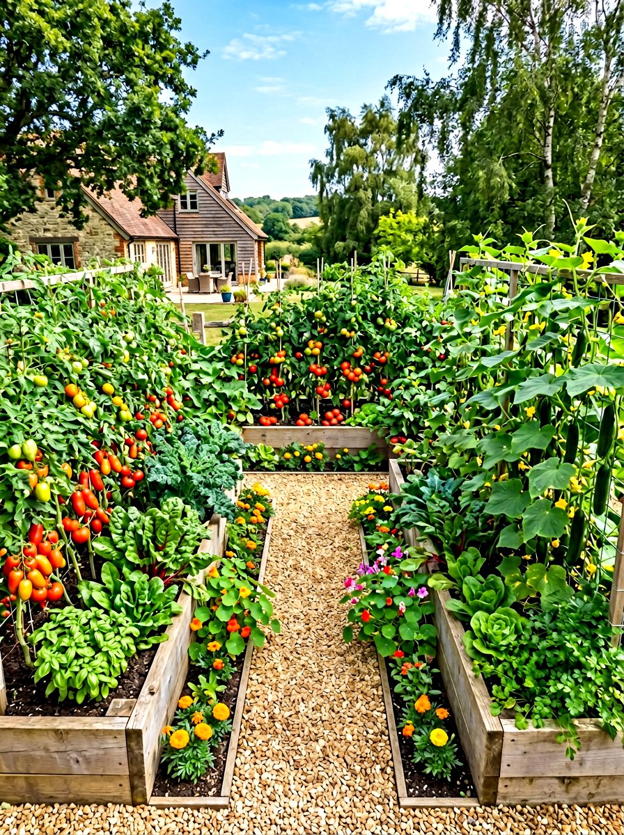 U Shaped Vegetable Garden - 30 elevated garden bed ideas