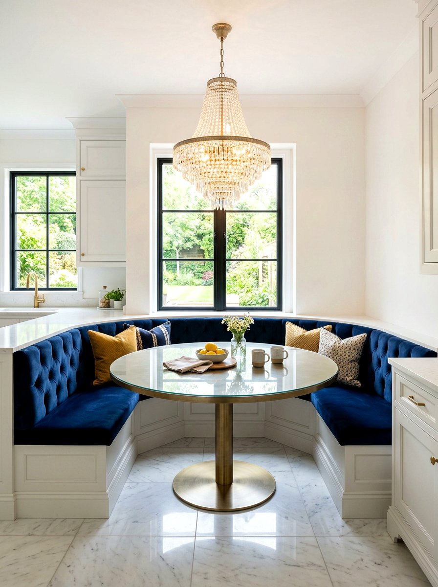 U shaped breakfast nook - 30 built in dining bench ideas
