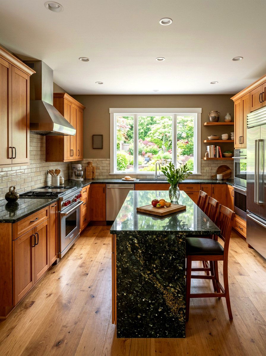 Ubatuba Granite Kitchen - 30 granite kitchen ideas