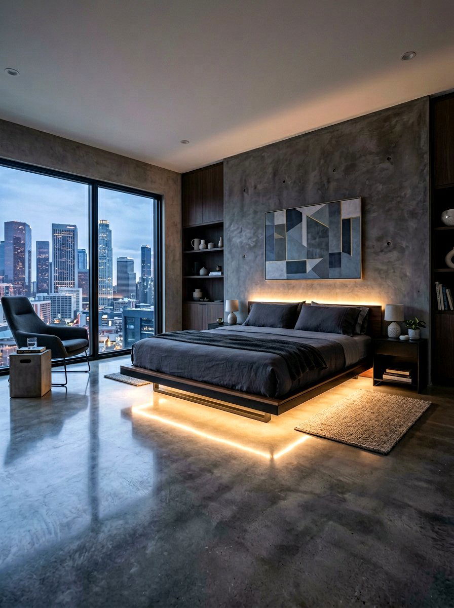 Under Bed LED Strip Lights - 30 ambient lighting bedroom ideas