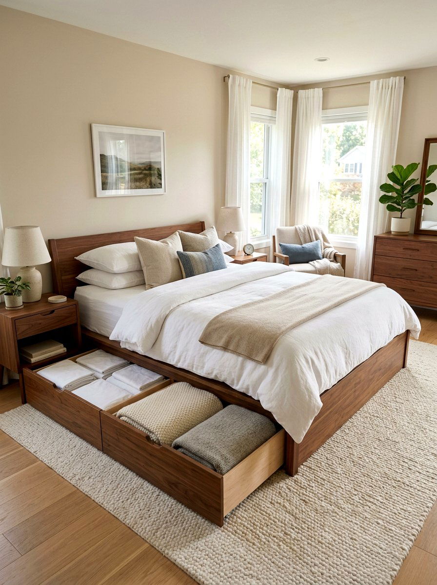 Under Bed Storage Drawer - 30 smart storage home ideas