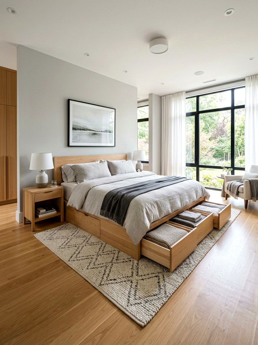 Under Bed Storage Drawers - 30 bedroom storage ideas