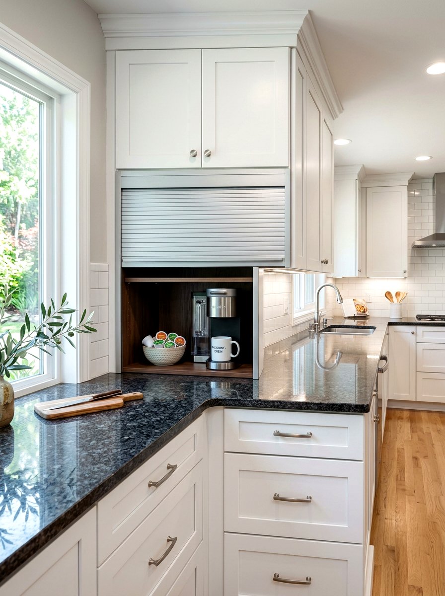 Under Cabinet Coffee Garage - 30 appliance garage coffee station ideas