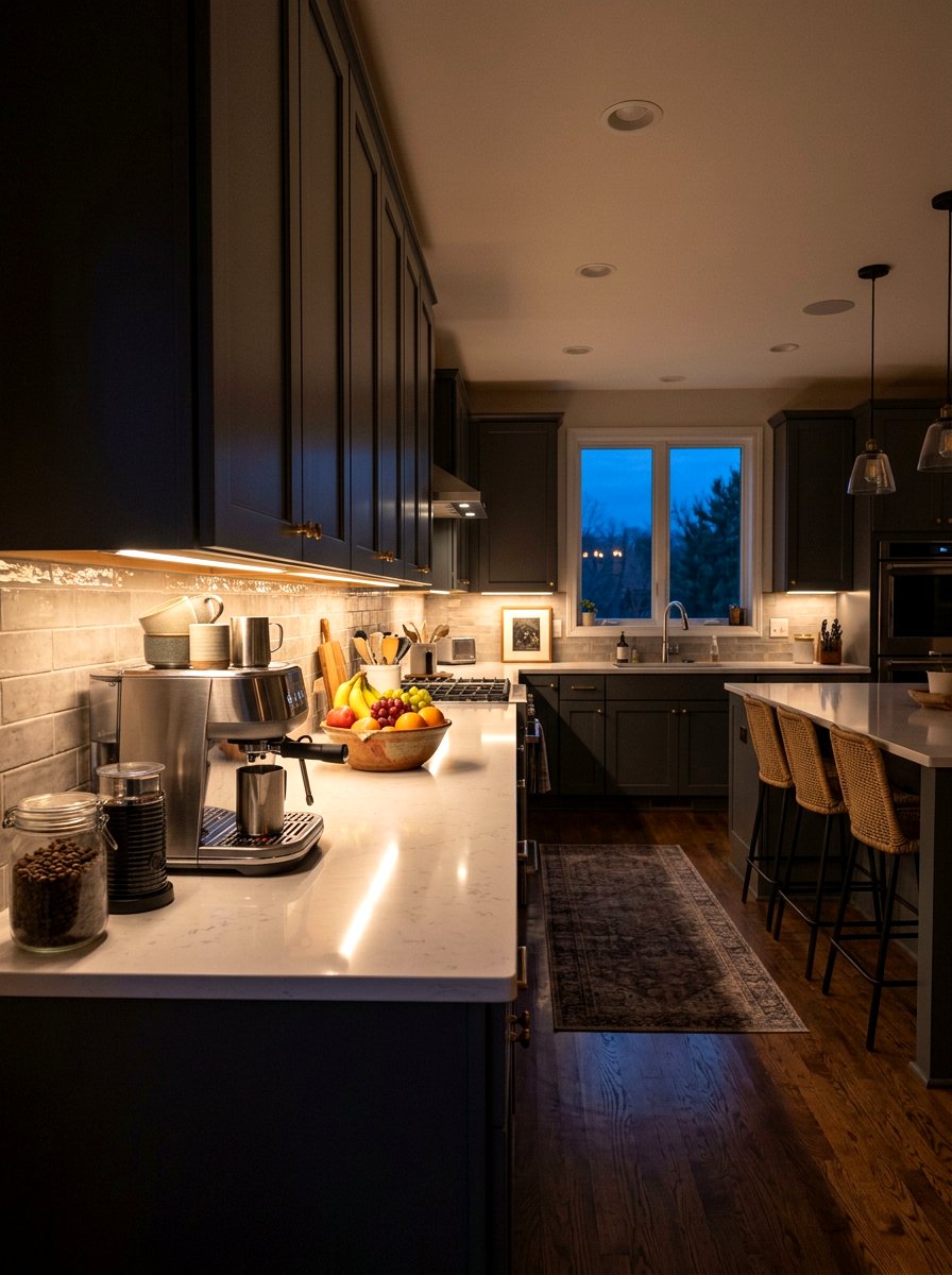 Under Cabinet LED Lighting - 30 kitchen remodel ideas