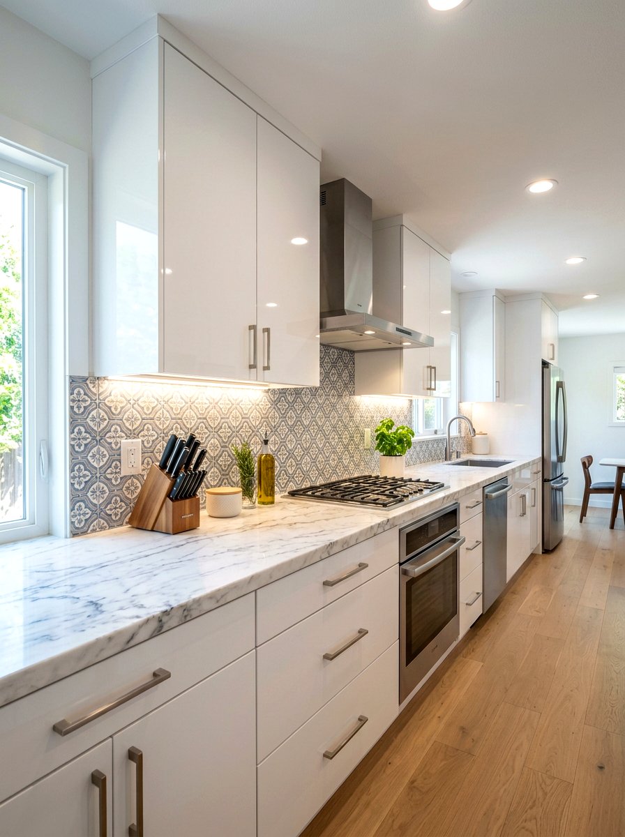 Under Cabinet LED Strip - 30 kitchen lighting ideas