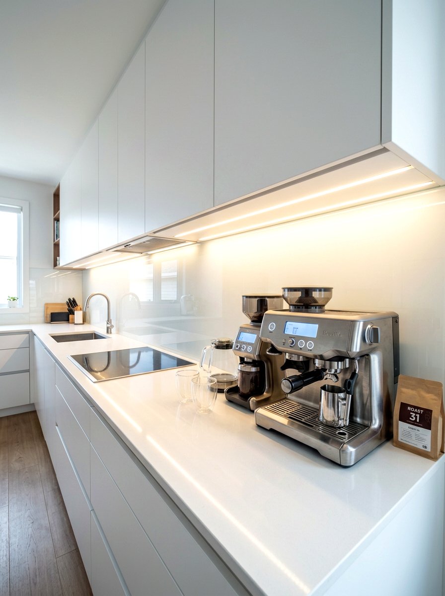 Under Cabinet Lighting Zone - 30 kitchen beverage center ideas