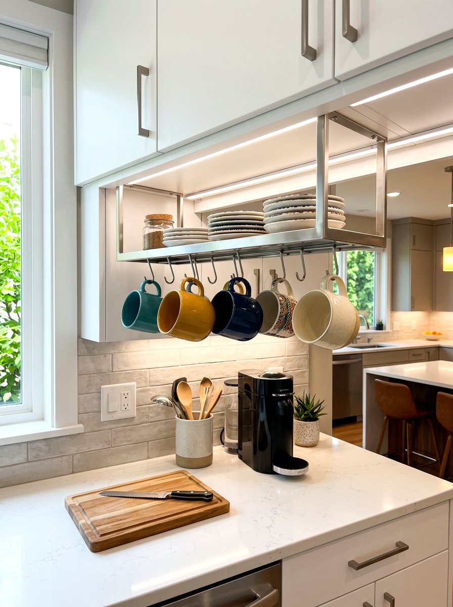 Under Cabinet Rack - 30 dish display ideas