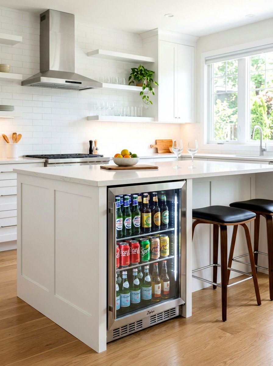 Under Counter Beverage Fridge - 30 beverage pantry ideas aesthetic