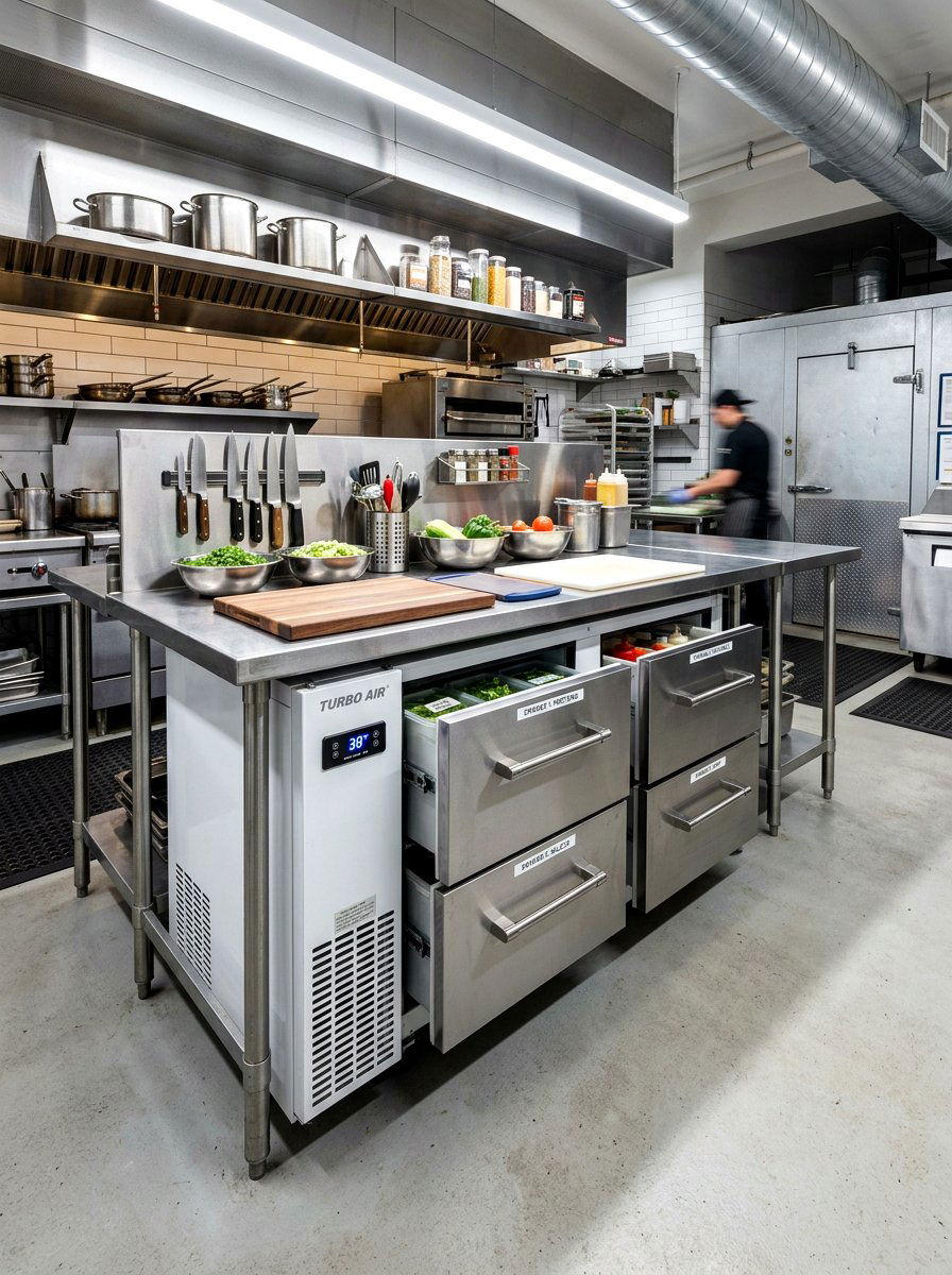 Under Counter Reach In Cooler - 30 catering kitchen ideas
