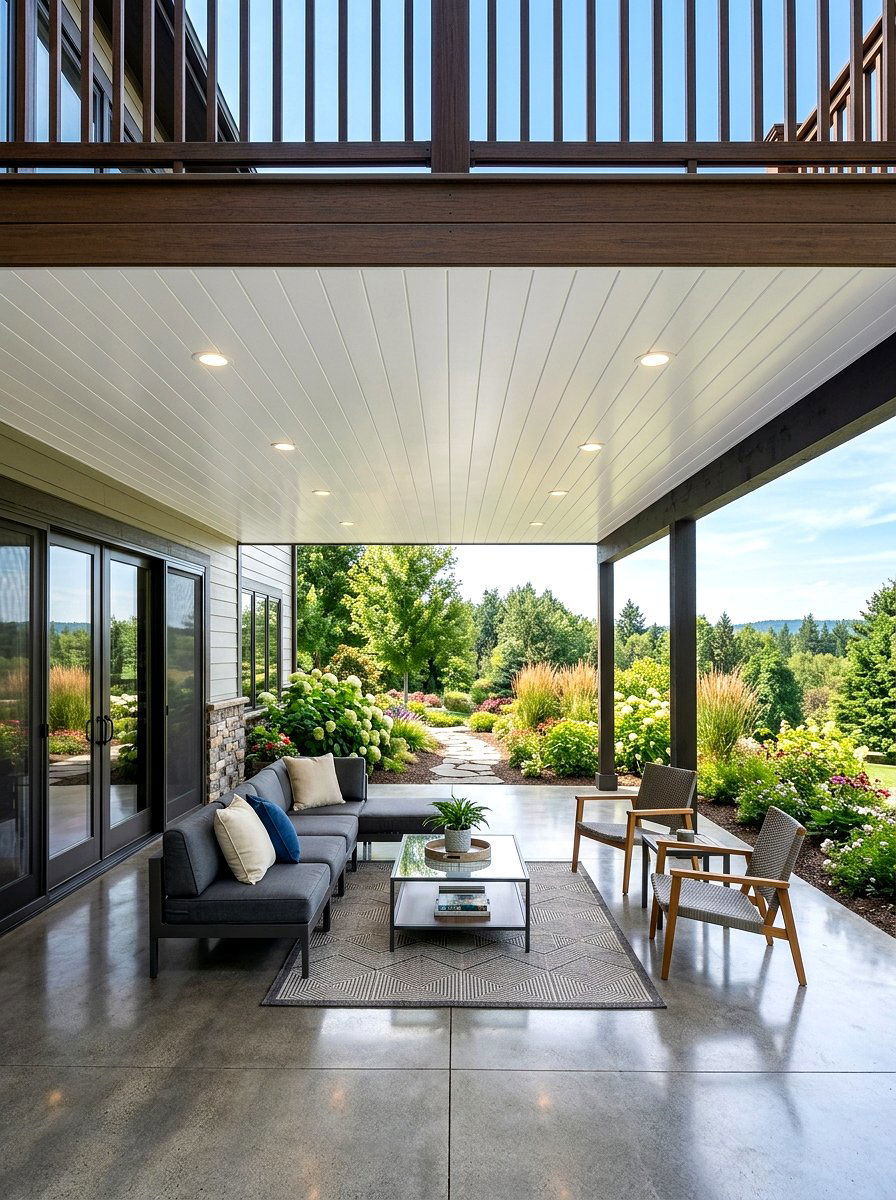 Under Deck Ceiling System Patio - 30 walkout basement patio ideas