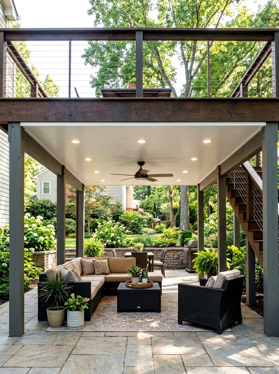 Under Deck Ceiling System - 30 deck makeover ideas