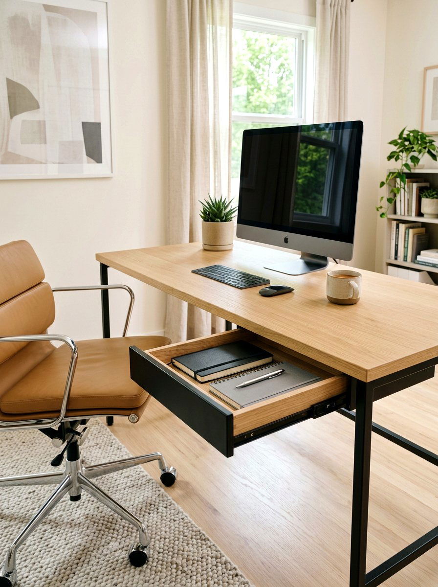 Under Desk Drawer - 30 notebook storage ideas