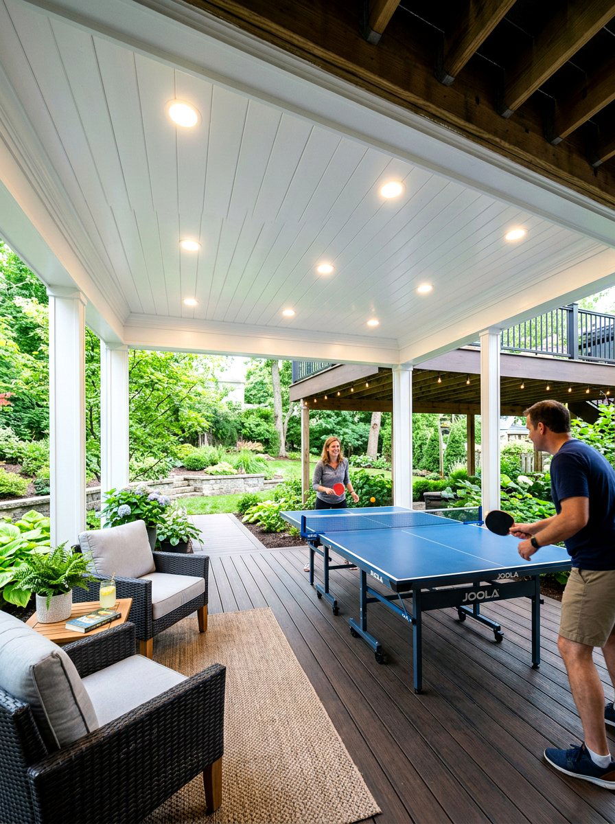 Under Second Story Deck - 30 covered deck ideas