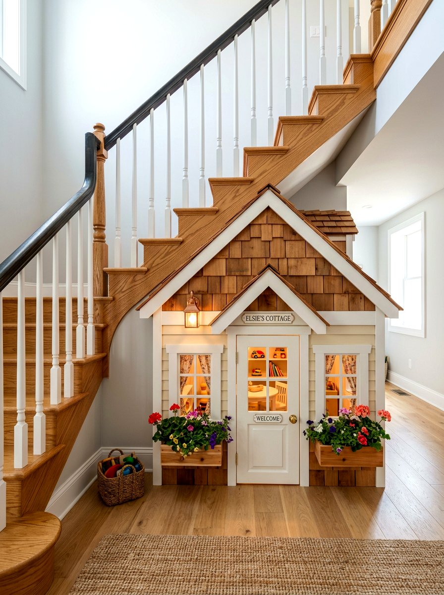Under Stair Playhouse - 30 basement playroom ideas