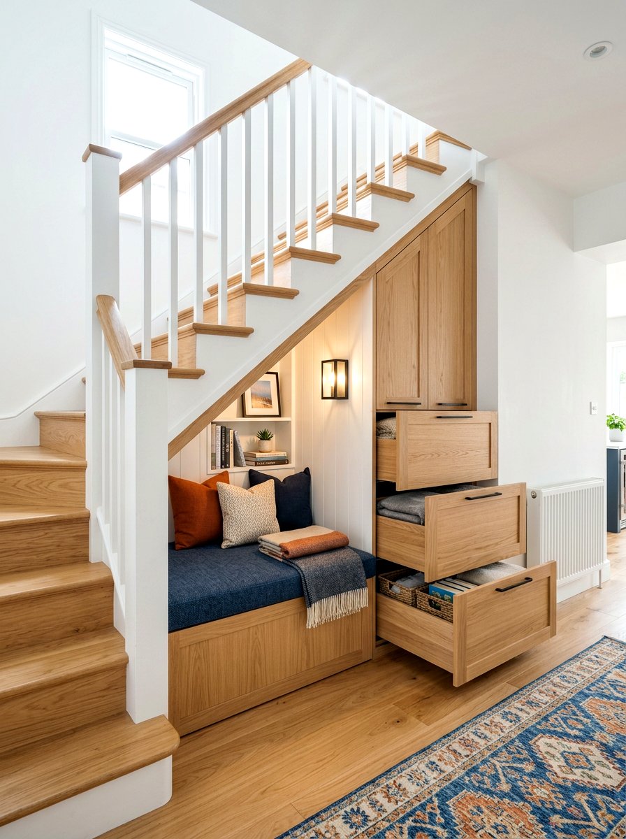 Under Stair Storage - 30 cozy compartmentalized home ideas
