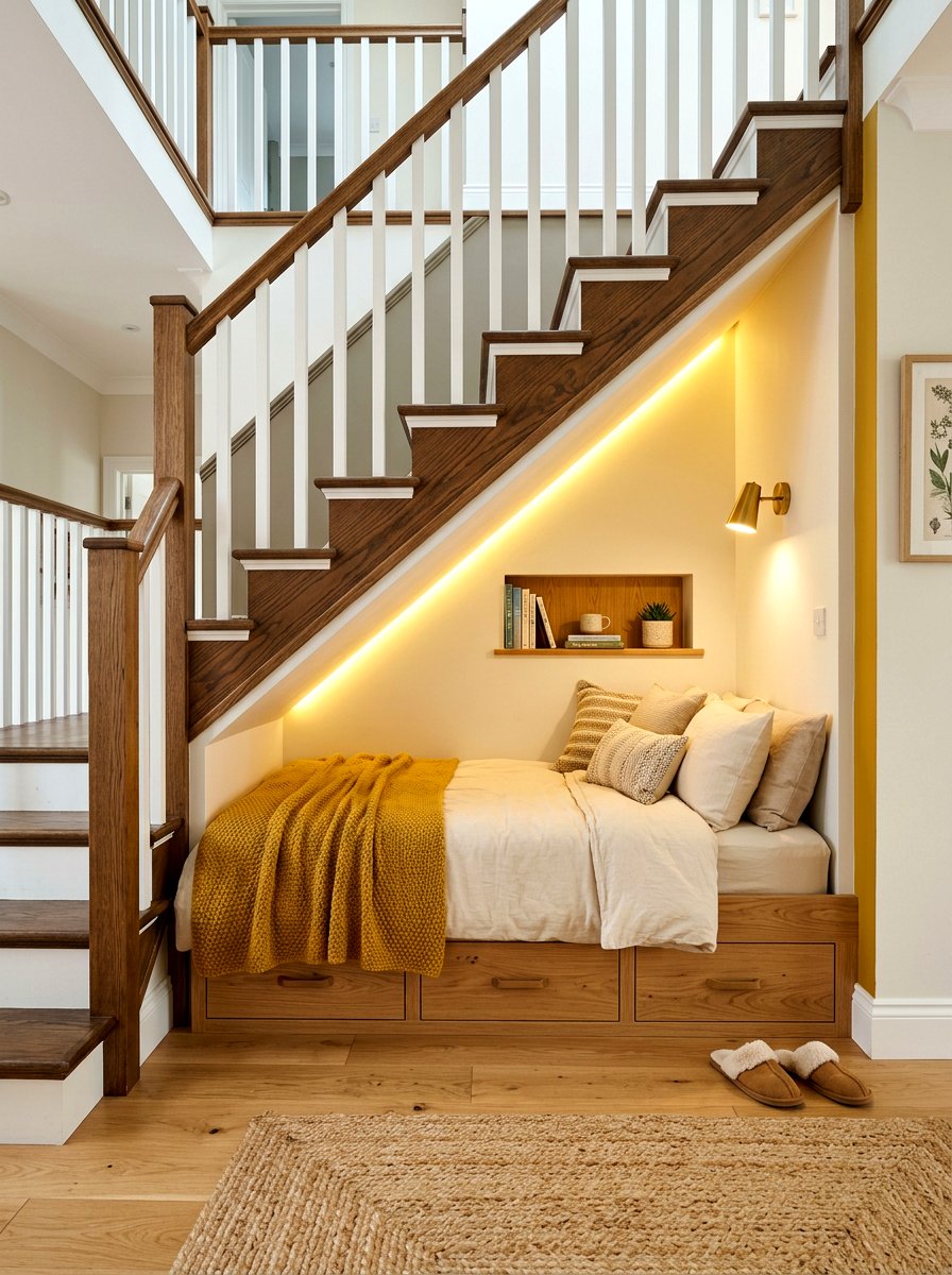 Under Stairs Bed Nook - 30 bed nook alcove ideas