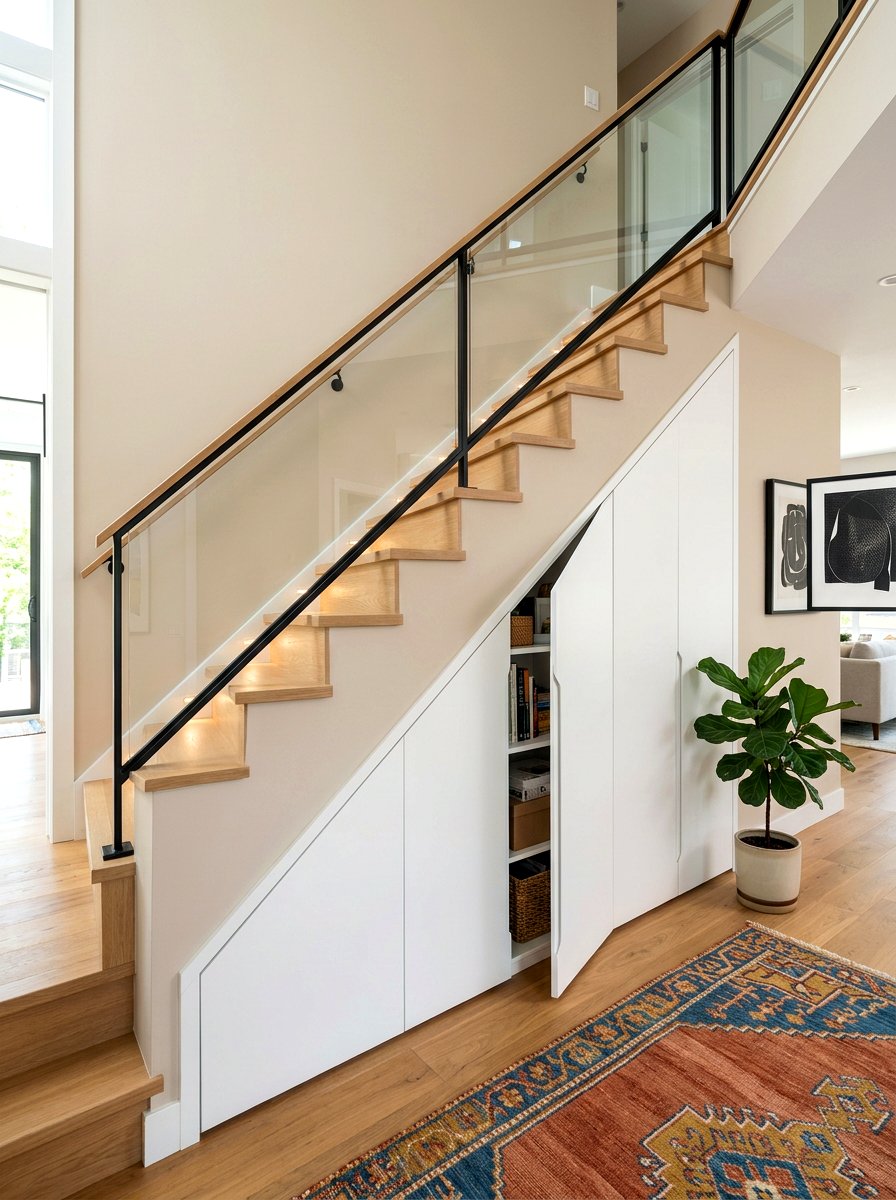 Under Stairs Narrow Storage Cabinet - 30 slim storage cabinet ideas