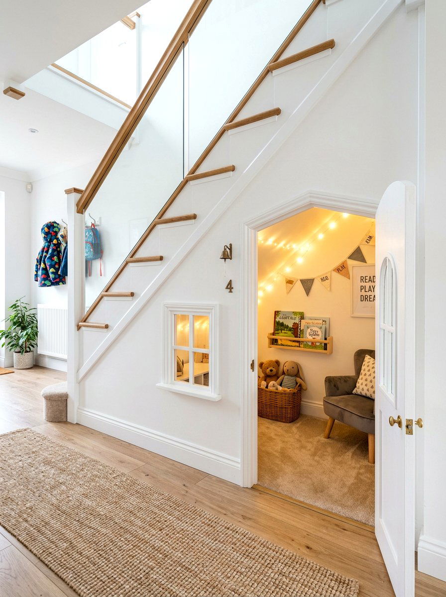 Under Stairs Playhouse - 30 playhouse ideas