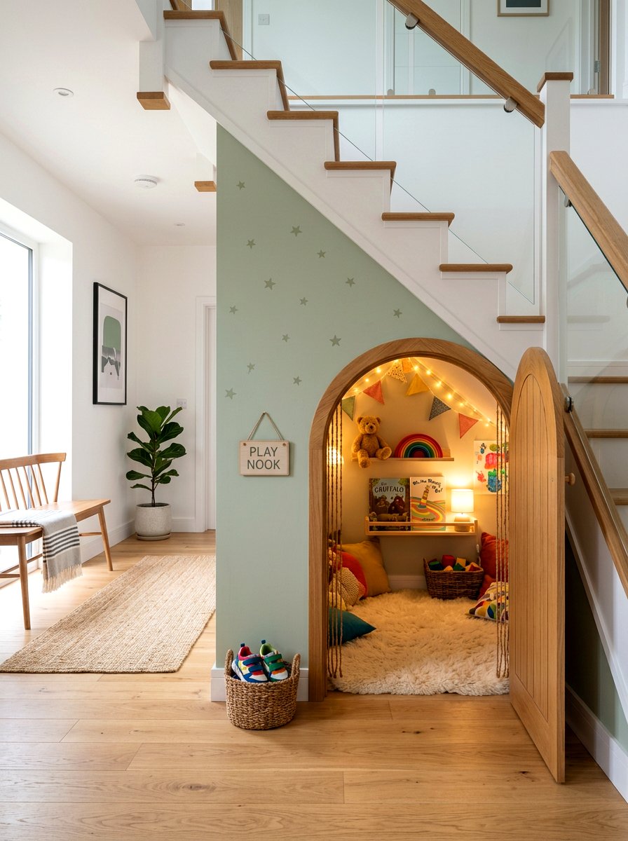 Under Stairs Playroom - 30 playroom ideas