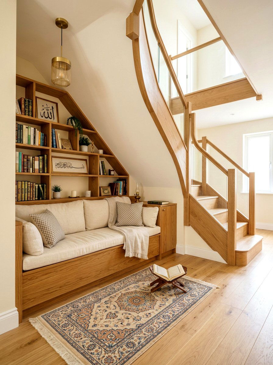 Under Stairs Prayer Room - 30 prayer corner ideas