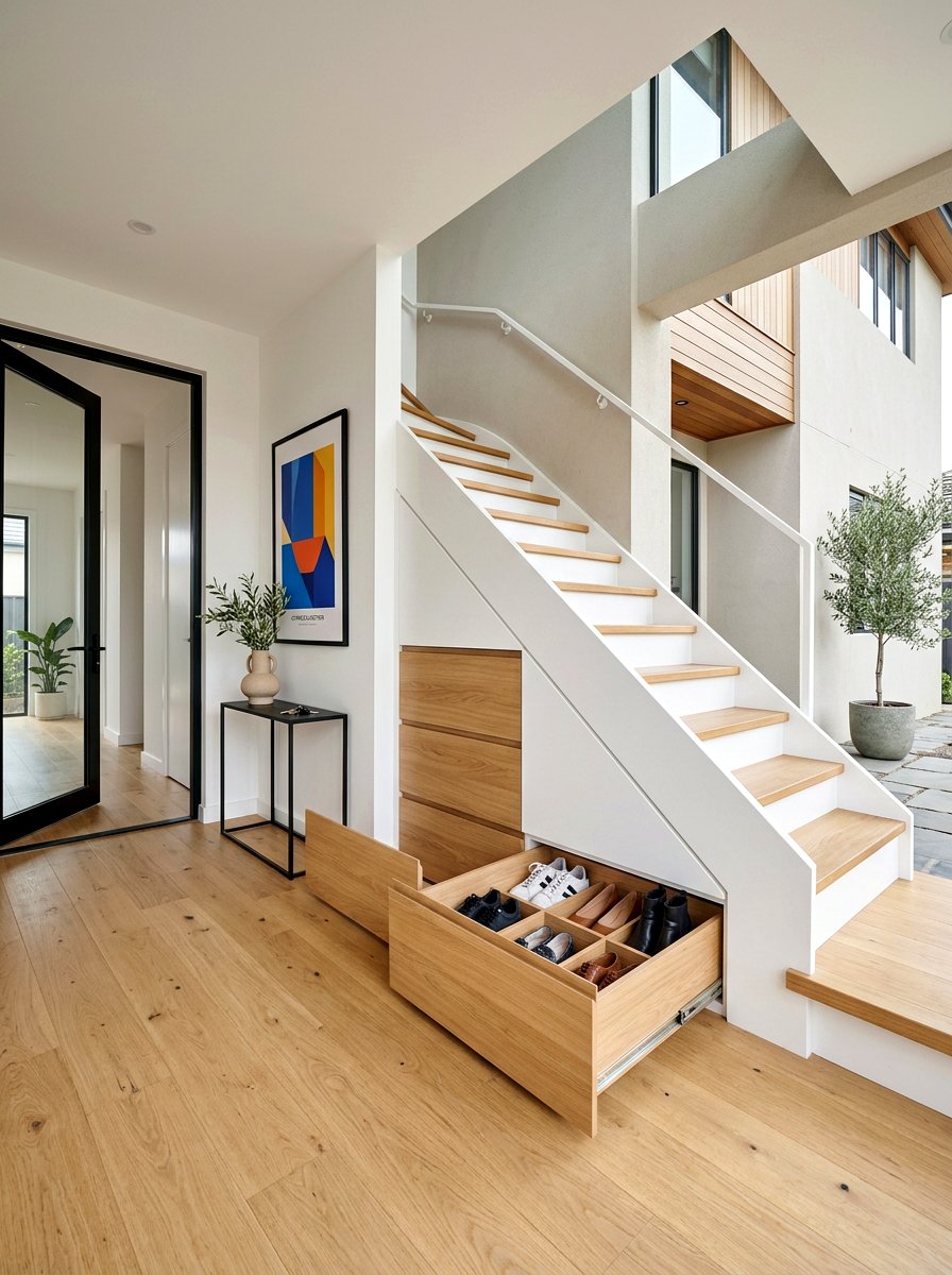 Under Stairs Shoe Storage - 30 shoe closet ideas