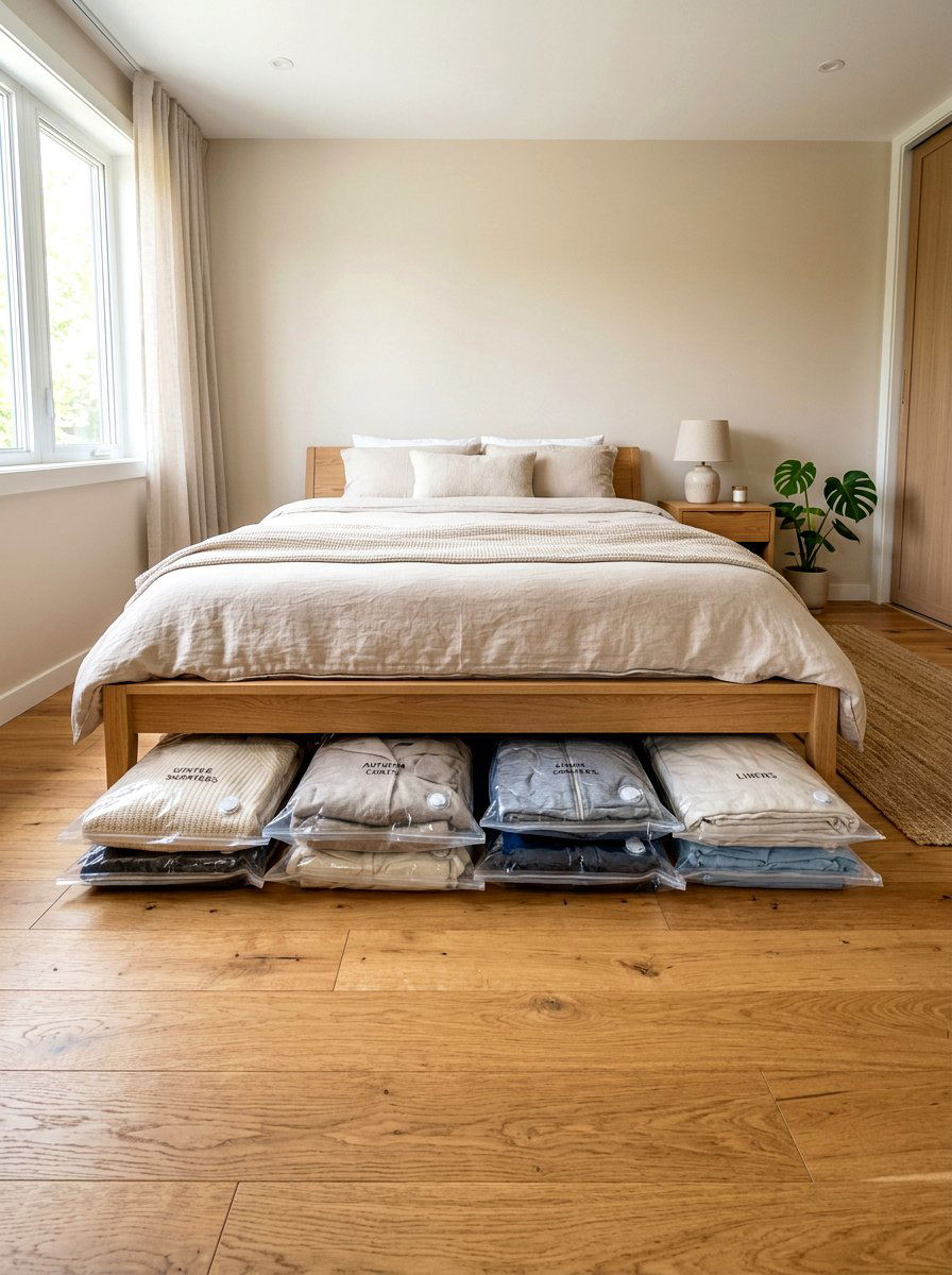 Under bed storage - 30 vacuum storage ideas