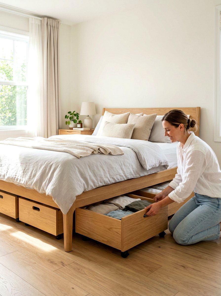 Under bed storage - 30 holiday storage ideas